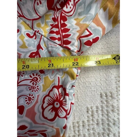 Chicos Womens Jacket Sz 3 XL Full Zip Ombre Boho Floral Lightwt BizCasual Pocket - Picture 9 of 14